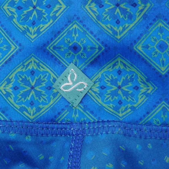 NWT Prana Roxanne Printed Harbor Bali Blue Legging - Picture 6 of 11